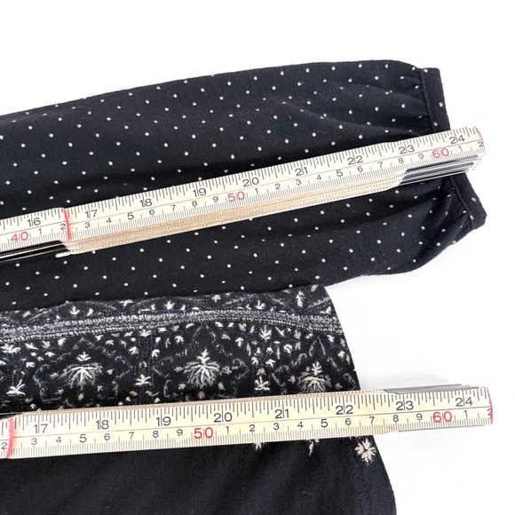 Lucky Brand Womens Black Embroidered Polka Dot Button Front Top Small Boho - Picture 7 of 7